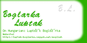 boglarka luptak business card